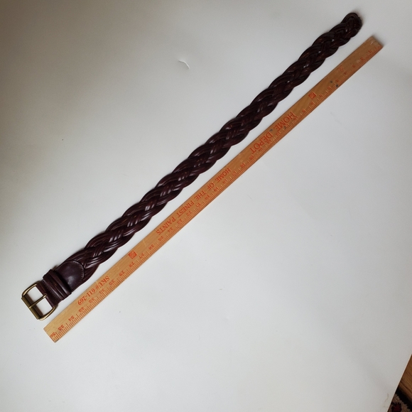 THE LIMITED vintage braided leather and brass belt - Picture 7 of 10